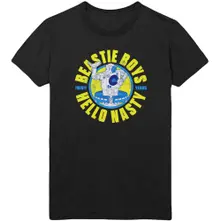 Beastie Boys, Tričko Nasty 20 Years, Unisex, Čierna