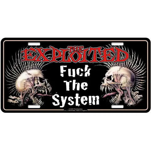 Number Plate: Fuck The System