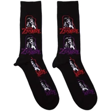 Rob Zombie, Ponožky Multicolour Repeats, Unisex, Čierna