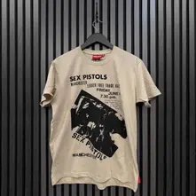 Unisex Unplugged T-Shirt: Manchester (Sand) thumbnail