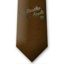 Kravata Unisex Silk Neck Tie: On Apple Burnt (Umber Brown)