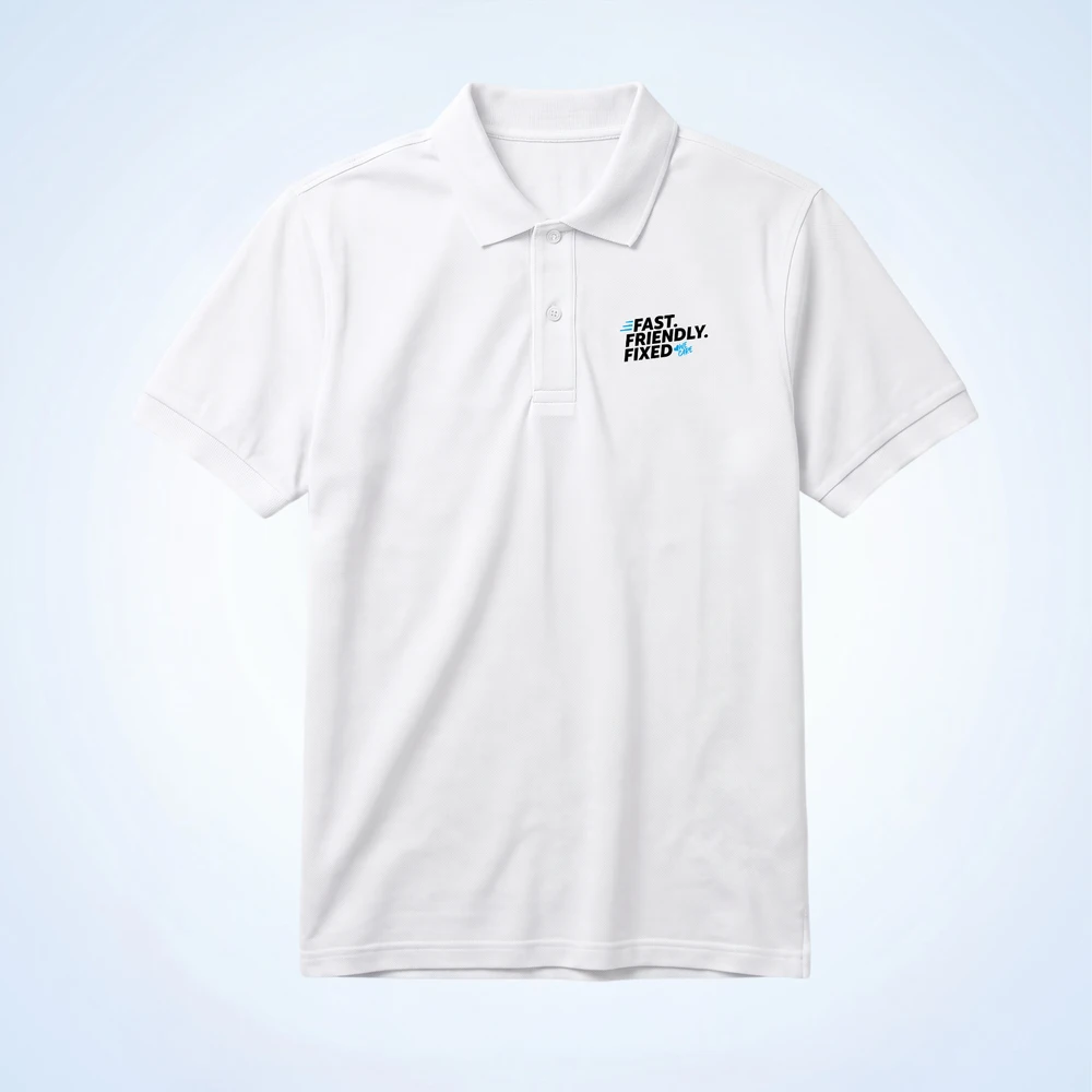 AT&T Fast Friendly Fixed Organic Polo Shirt