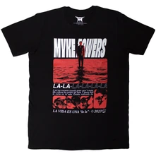 Myke Towers, Tričko La Vida, Unisex, Čierna
