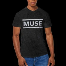 Muse, Tričko Logo, Unisex, Čierna