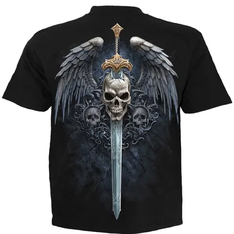 Spiral – Tričko Angel Sword (Čierna), Unisex, Čierna