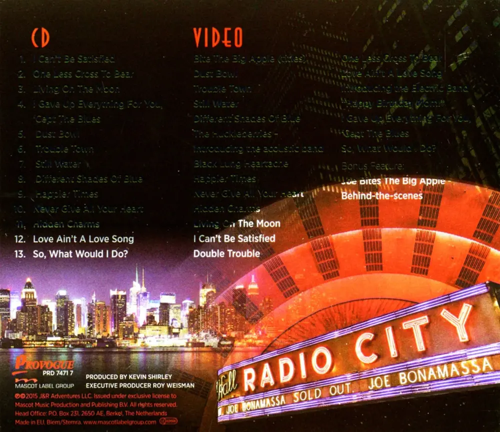 LIVE AT RADIO CITY MUSIC HALL