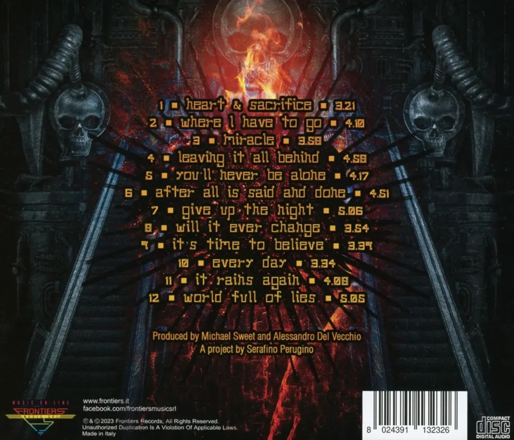 Sweet & Lynch – HEART & SACRIFICE (CD)