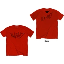Yungblud, Tričko Life on Mars, Unisex, Červená