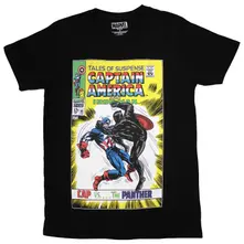 Cap vs The Panther Comic Cover thumbnail