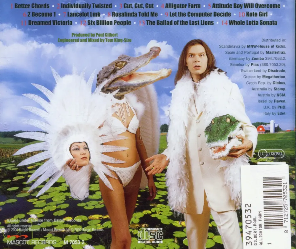 Paul Gilbert – ALLIGATOR FARM (CD)