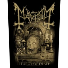 Nažehlovačka Back Patch: Liturgy Of Death