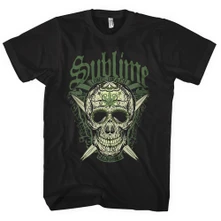 Sublime, Tričko Long Beach, Unisex, Čierna