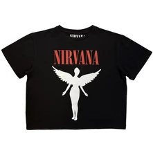 Croptop Ladies Crop Top: In Utero (Black)