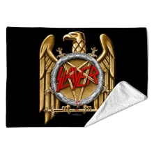 Deka Sherpa Fleece Blanket: Golden Eagle (Multicolour) (Single)