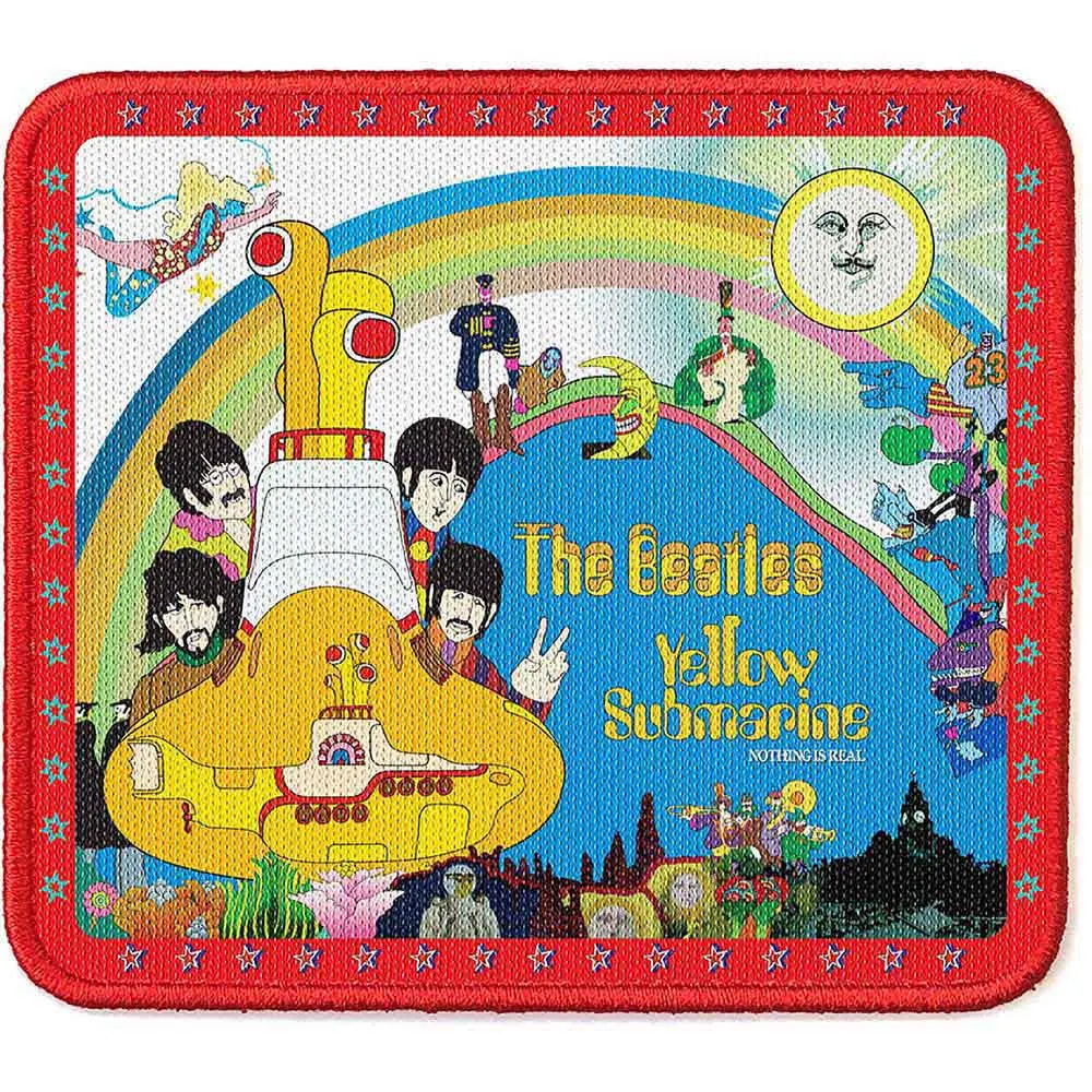 The Beatles – Yellow Submarine Stars Border (Nášivka)