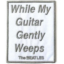Nažehlovačka While My Guitar Gently Weeps