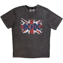 Tričko Unisex Stone Wash T-Shirt: Logo (Charcoal Grey)