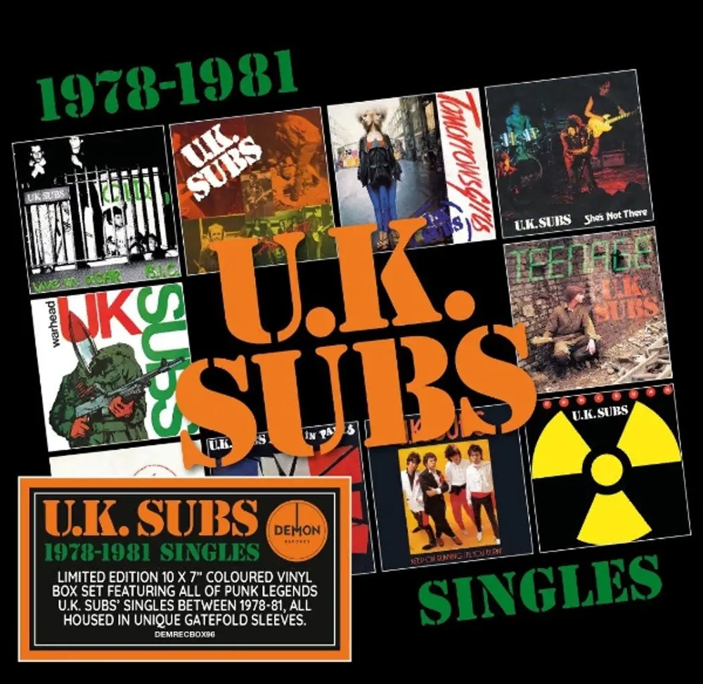 U.K. Subs – 7-1978-1981 SINGLES (Vinyl)