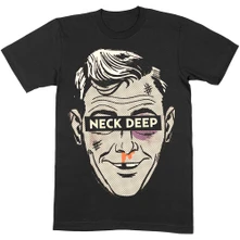Neck Deep, Tričko Ned, Unisex, Čierna
