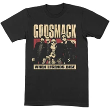 Godsmack, Tričko Legends Photo, Unisex, Čierna
