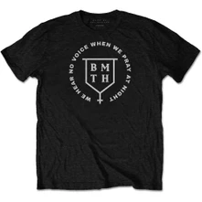 Bring me the horizon, Tričko No Voice, Unisex, Čierna