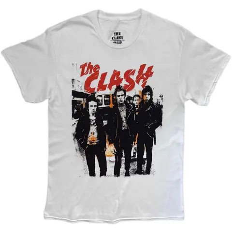 Unisex T-Shirt: Riot Band Photo (White)