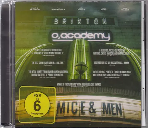 Of Mice & Men – CD LIVE AT BRIXTON