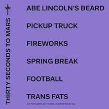 Thirty Seconds to Mars, CD America