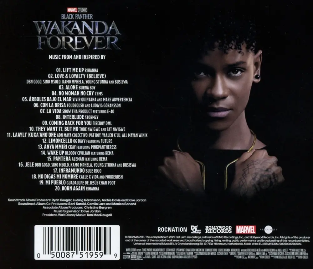 BLACK PANTHER: WAKANDA FOREVER - MUSIC FROM AND IN