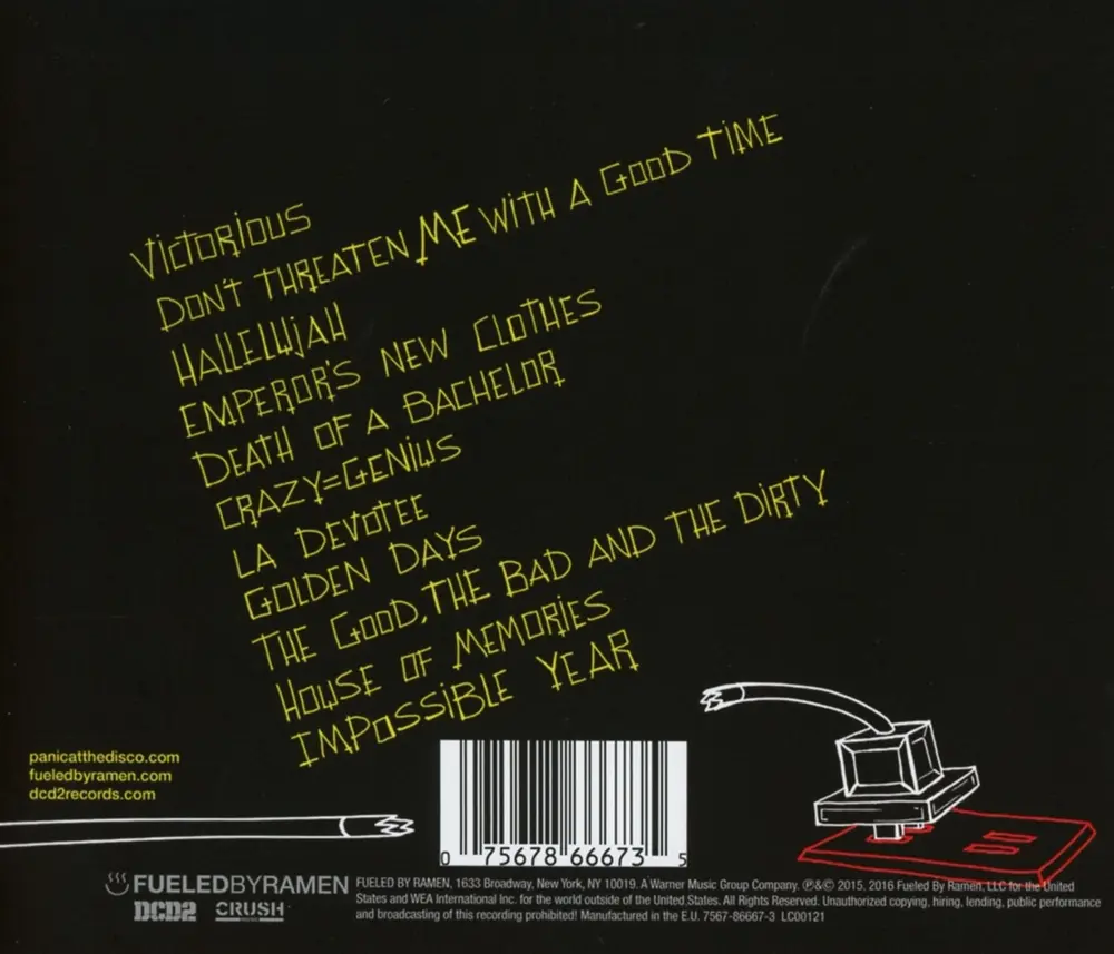 Panic! At The Disco – Death Of A Bachelor (CD)