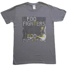 Foo Fighters, Tričko Guitar, Unisex, Šedá