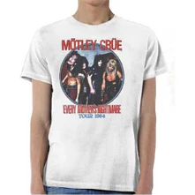 Motley Crue, Tričko Every Mothers Nightmare, Unisex, Biela