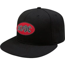 AC/DC, Šiltovka Oval Logo, Unisex, Čierna