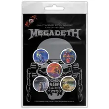 Megadeth – Vic Rattlehead (Button Badge Pack) (Odznak)