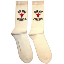 Bon Jovi, Ponožky Forever, Unisex, Natural