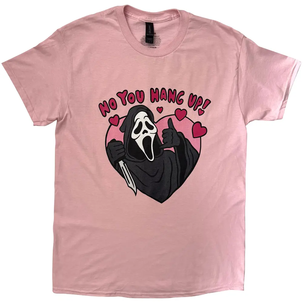 Unisex T-Shirt: No You Hang Up (Pink)