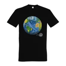 Camisetas – Náš "malý" svet - Zem a Mesiac - farebné (Camiseta)