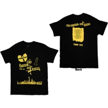 Wu-Tang Clan, Tričko Tour '23 NY State Of Mind, Unisex, Čierna