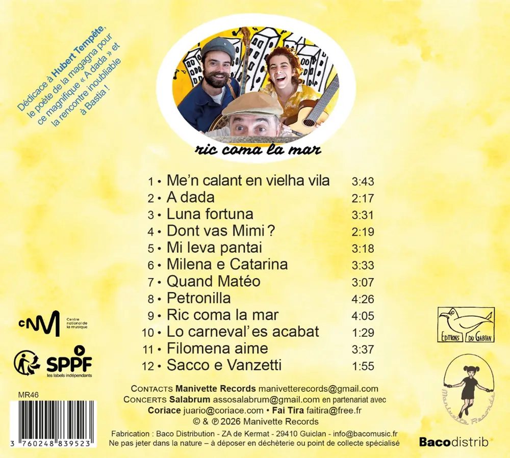 RIC COMA LA MAR (CD)