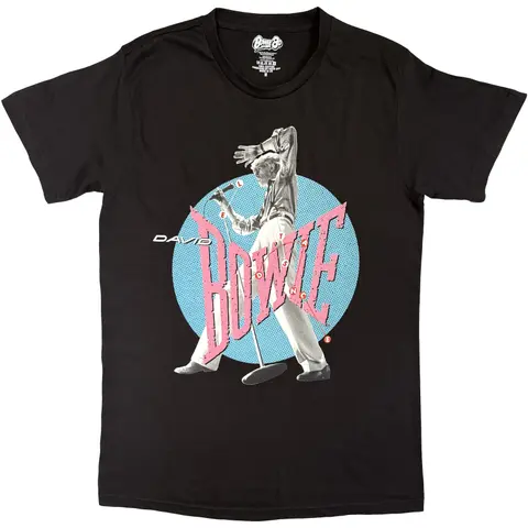 David Bowie – Tričko Let's Dance (Čierna), Unisex, Čierna