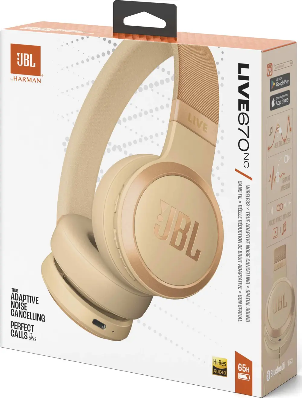 JBL Live 670NC Sand