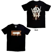 Tričko Unisex T-Shirt: Grafitti Tracklist (Black) (Back Print)