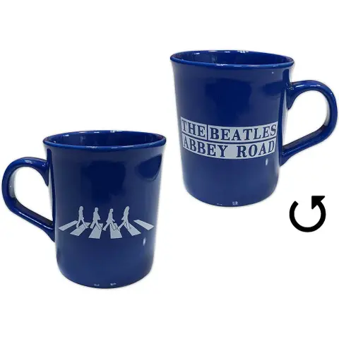 Unboxed Mug: Abbey Road Crossing (Blue)