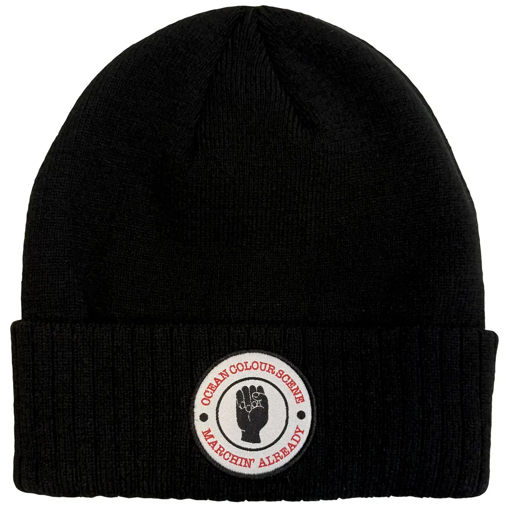 Unisex Beanie Hat: Marchin' Fist (Black)