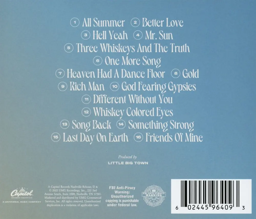 Little Big Town – MR. SUN (CD)