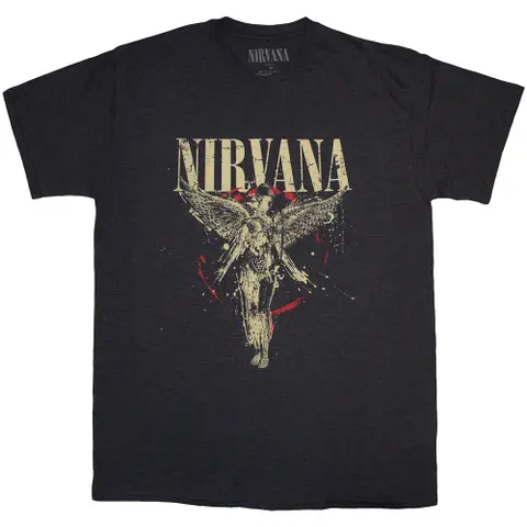 Nirvana – Tričko In Utero (Šedá), Unisex, Šedá