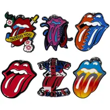 The Rolling Stones – Tongues Evolution 1 (Pin Badge Set) (Odznak)