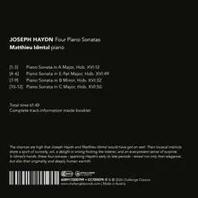 Matthieu Idmtal – JOSEPH HAYDN: FOUR PIA... (CD)