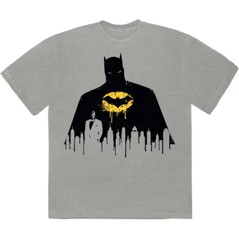 Batman Silhouette Drip (Szary)