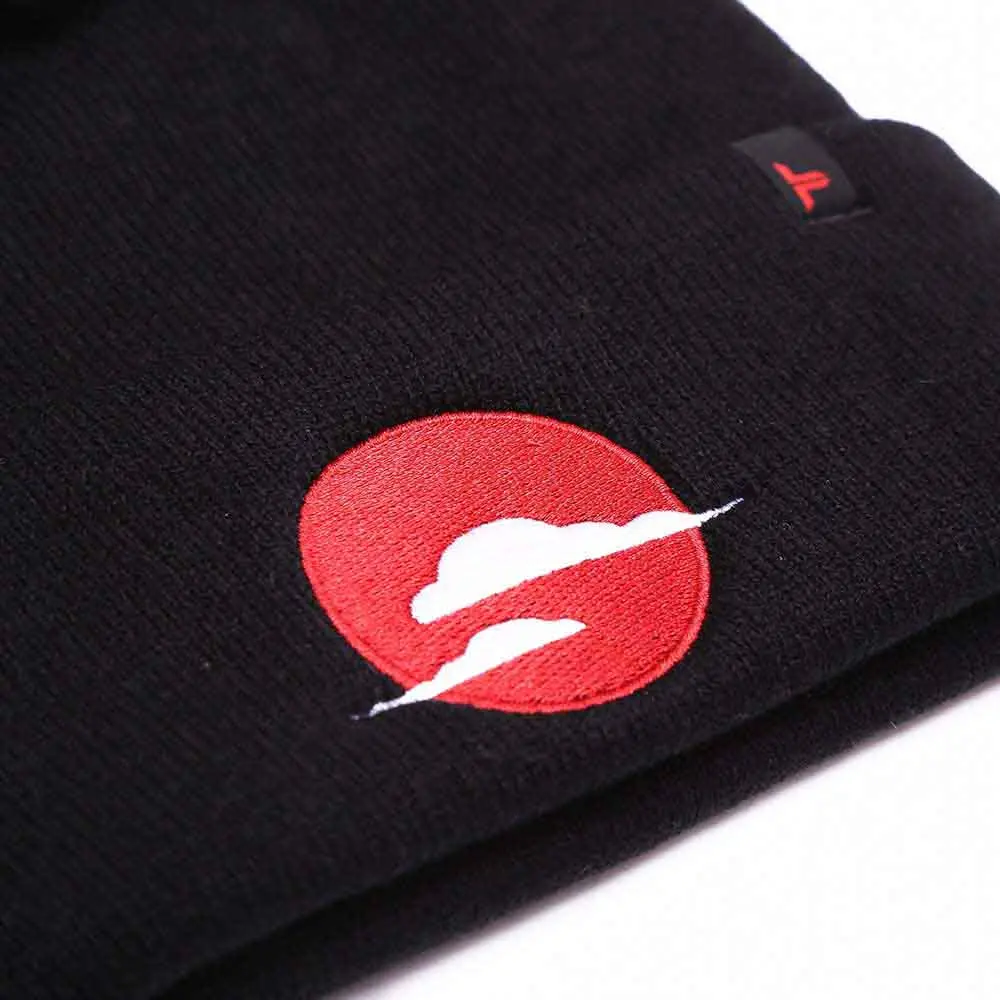 Tokyo Time – Japan (Nero, Bobble Beanie Hat) (Berretto)